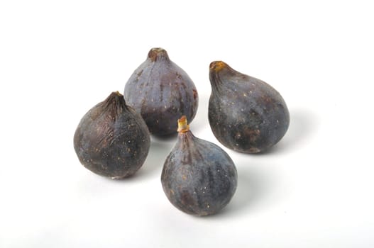 Spanish figs on a white background