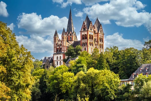 The Limburg Cathedral, also called Georgsdom after its patron saint St. Georg, has been the cathedral church of the Limburg diocese since 1827 and towers above the old town of Limburg an der Lahn.