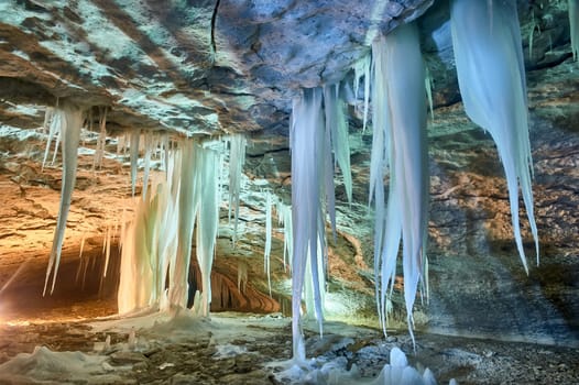 Pinezhsky karst caves in the Arkhangelsk region . High quality photo