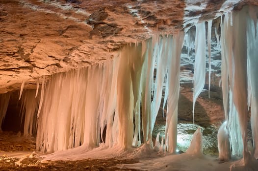 Pinezhsky karst caves in the Arkhangelsk region . High quality photo