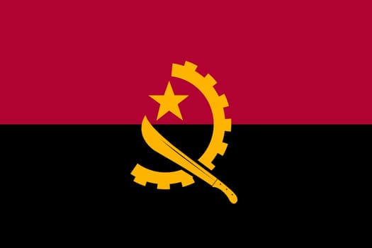 A flag of Angola background illustration large file