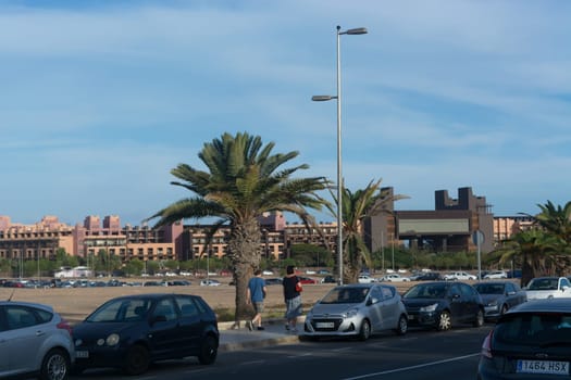 CRAN CANARIA, MELONERAS - NOVEMBER 13, 2019:.Luxury hotel in Gran Canaria, Spain. Famous luxury hotel in Gran Canaria, Spain