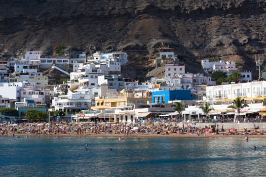 CRAN CANARIA, PUERTO DE MOGAN- NOVEMBER 15, 2019:.Cran Canaria, Puerto de Mogan, Spain - November 15, 2019: