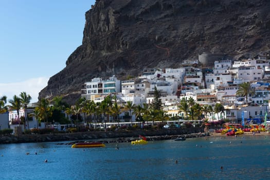 CRAN CANARIA, PUERTO DE MOGAN- NOVEMBER 15, 2019:.Cran Canaria, Puerto de Mogan, Spain - November 15, 2019: