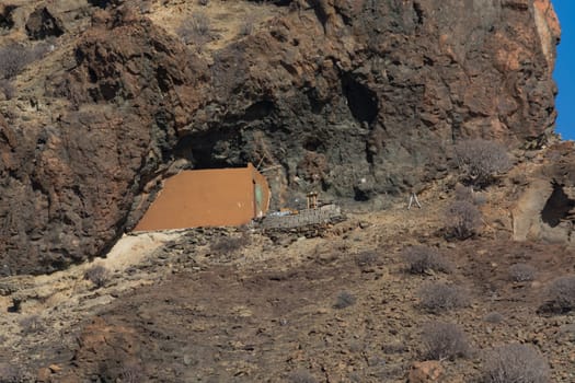 Barranco de Fataga on the Canary Island of Gran Canaria in summer