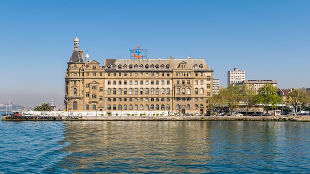 Haydarpasha Railway Terminal, situated in the Bosphorus south of the Port of Haydarpasha, Kadikoy, Istanbul, Turkey, built in 1909 and closed in 2013 due to the rehabilitation of the Marmaray line