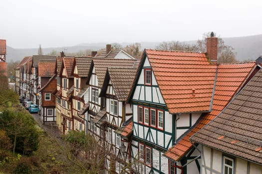The Town of Bad Sooden Allendorf in the Werra Valley in Germany, Hessen