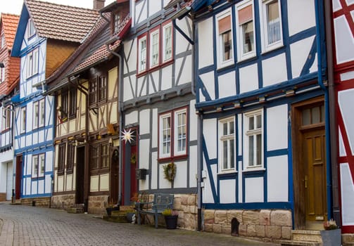 The Town of Bad Sooden-Allendorf in the Werra Valley in Germany, Hessen