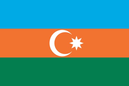 An Azerbaijan Flag background illustration large file