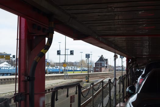 The car train to westerland on sylt