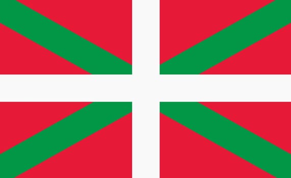 A Basque region flag background illustration large file