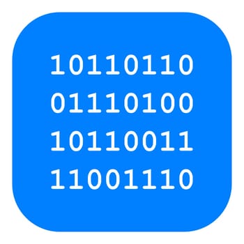 Binary code and app icon