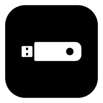 USB stick and app icon