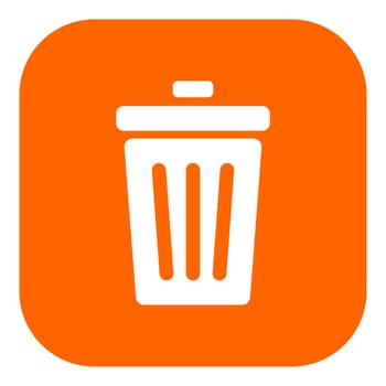 Waste bin and app icon