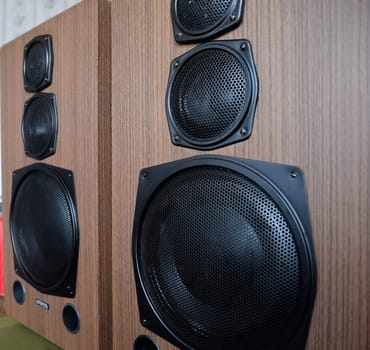 Large Soviet speakers Orbita 35as-016. Vintage acoustics.