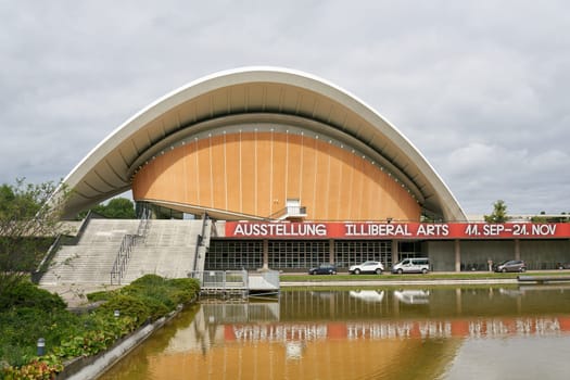 Haus der Kulturen der Welt (House of the Cultures of the World) exhibition hall in Tiergarten
