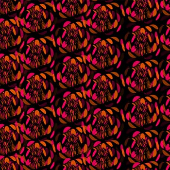 Seamless abstract bubble wallpaper vector pattern, wall texture, background
