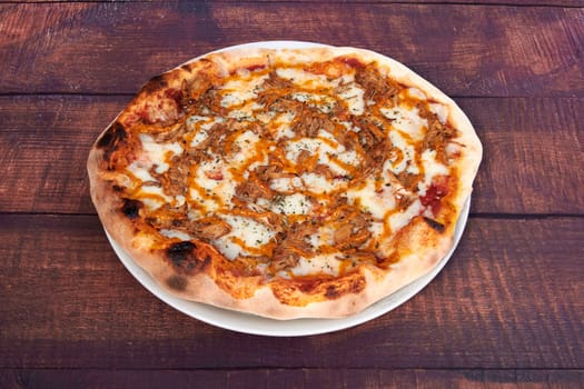 a italian pizza mediterranean food healthy composed design