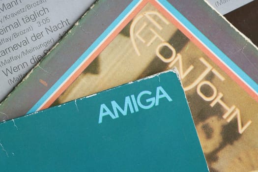 Records of the former GDR record label Amiga, which today belongs to Sony Music. Amiga was founded on February 3, 1947.