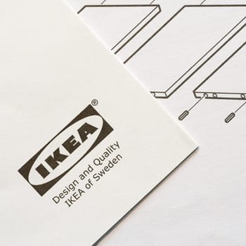 Building instructions for furniture of the Swedish furniture company Ikea