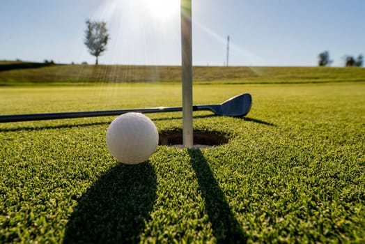 on the golf place