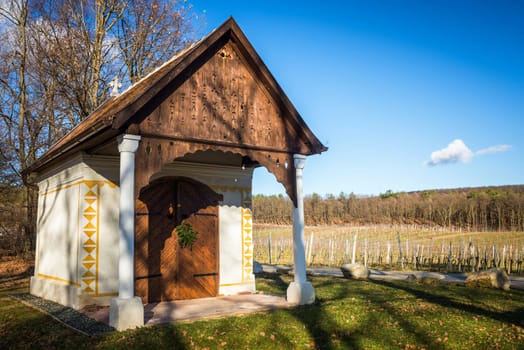 hunter chapel in the woods in burgenland
