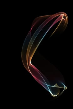 Abstract wave vector background, rainbow waved lines for brochure, website, flyer design. Spectrum wave color. Smoky color wave. Wavy line color