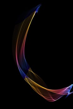 Abstract wave vector background, rainbow waved lines for brochure, website, flyer design. Spectrum wave color. Smoky color wave. Wavy line color