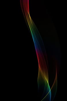 Abstract wave vector background, rainbow waved lines for brochure, website, flyer design. Spectrum wave color. Smoky color wave. Wavy line color
