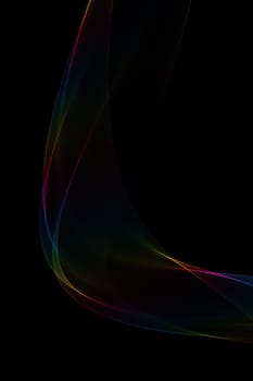 Abstract wave vector background, rainbow waved lines for brochure, website, flyer design. Spectrum wave color. Smoky color wave. Wavy line color