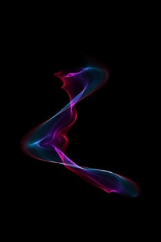 Abstract wave vector background, rainbow waved lines for brochure, website, flyer design. Spectrum wave color. Smoky color wave. Wavy line color