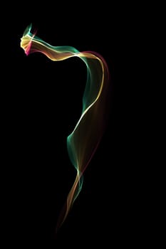 Abstract wave vector background, rainbow waved lines for brochure, website, flyer design. Spectrum wave color. Smoky color wave. Wavy line color