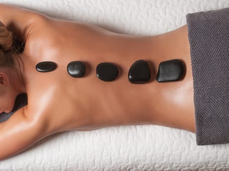 Spa Salon. Stone Massage. Dayspa