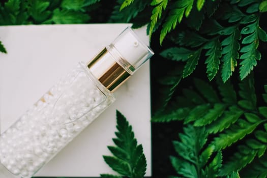 Skin cream and beauty flower