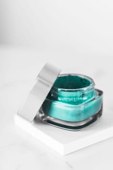 Skin cream and beauty flower