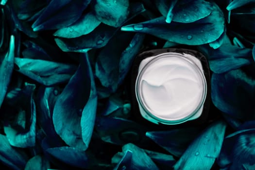 Skin cream and beauty flower