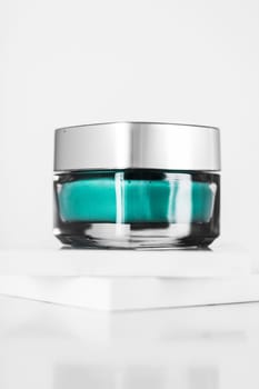 Skin cream and beauty flower