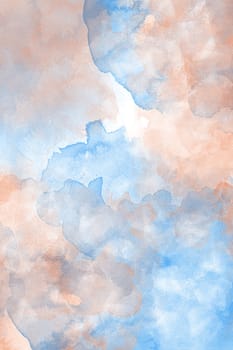 Watercolor background in yellow, red, orange and pink tones
