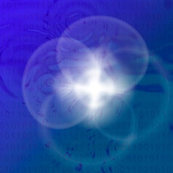 abstract blue background illustration