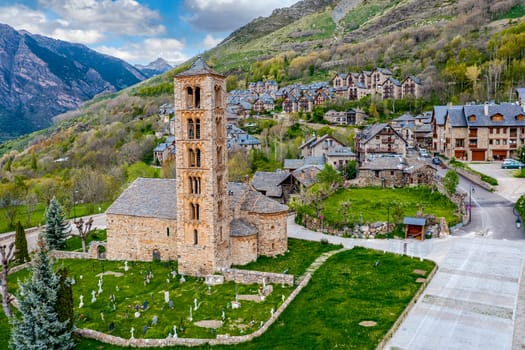 Roman Church of Sant Climent de Taull (Catalonia - Spain). This is one of the nine churches which belongs to the UNESCO World Heritage Site.