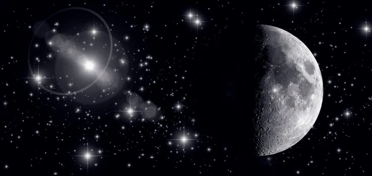 cosmos - a abstract space illustration - a background