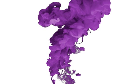 abstract powder splatted background. Colorful powder explosion on white background. Colored cloud