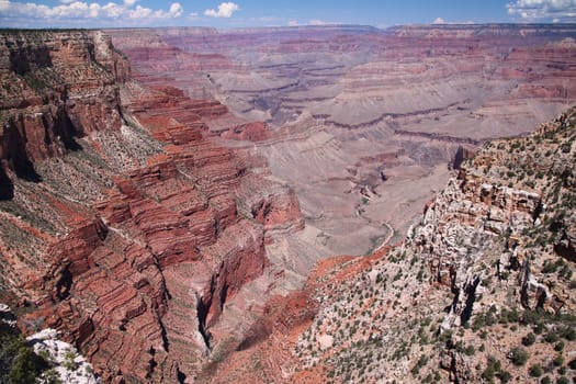 The altitude of an observation point at the top of the rim of the Grand Canyon National Park in Arizona