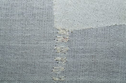 Gray fabric close up. textile background. cloth backdrop