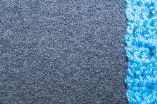 Detail of fabric craft work. textile background. cloth backdrop