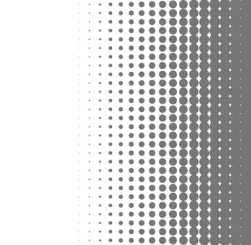 Gradient dotted background banner template grey and white