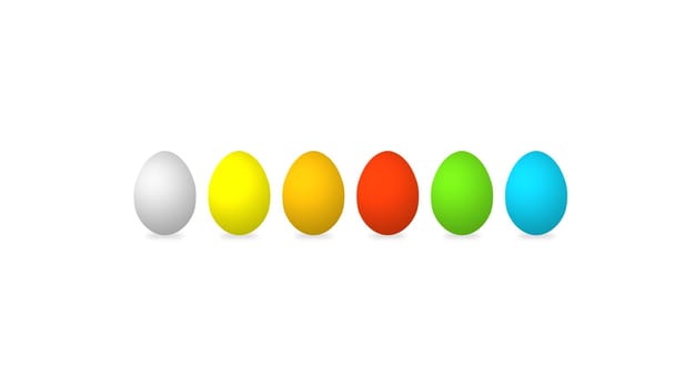 Colorful eggs - Simple Easter background