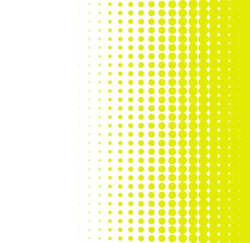 Gradient dotted background banner template green yellow and white