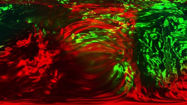 Squirming bursts with 3d render with bright gradient and highlights. Wavy textures on dynamic surface with colorful highlights. Futuristic liquid on shiny digital elegant lighting.