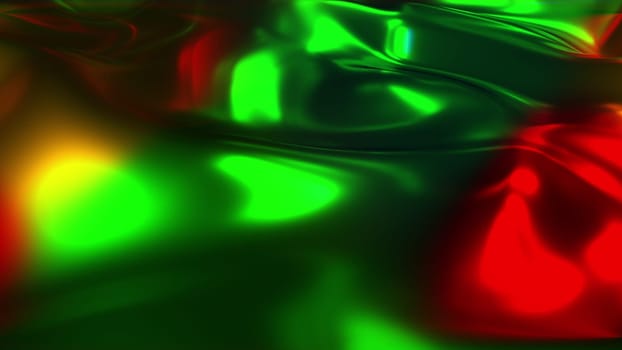Squirming bursts with 3d render with bright gradient and highlights. Wavy textures on dynamic surface with colorful highlights. Futuristic liquid on shiny digital elegant lighting.